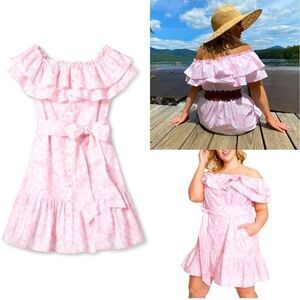 Lisa Marie Fernandez Floral Off Shoulder Dress XS